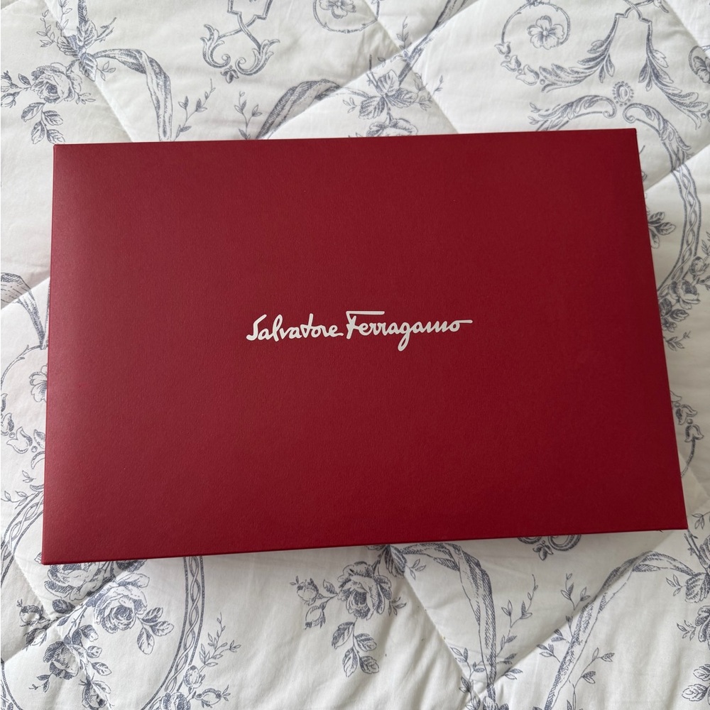 Salvatore Ferragamo Burgundy Presentation Box